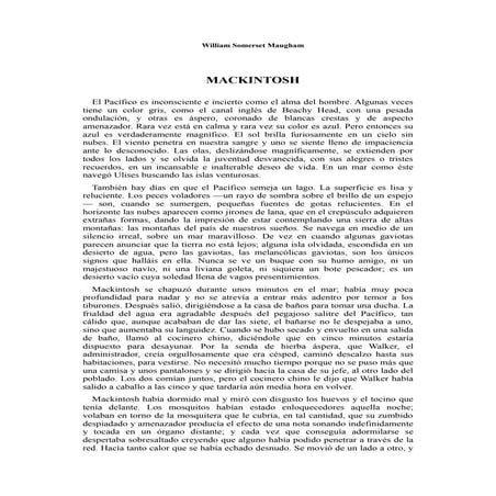 Maugham, somerset w   mackintosh 