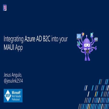 .NET MAUI + Azure AD B2C