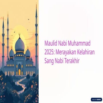 Presentasi ini Maulid nabi muhammad saw | PPTX