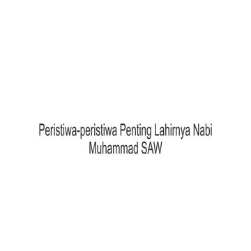 Maulid nabi muhammad saw