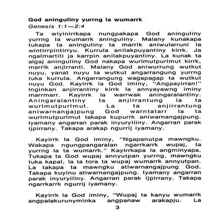 Kiribati bible genesis 1 | PDF