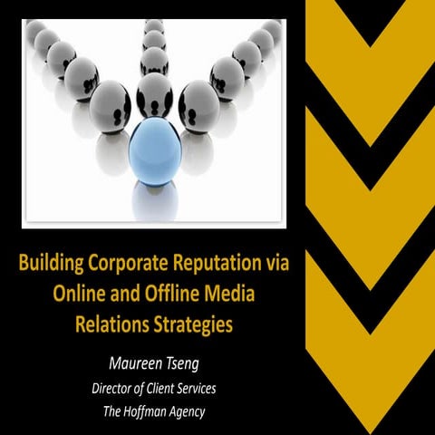 Building Corporate Reputation via Online and Offline Media Relations ...