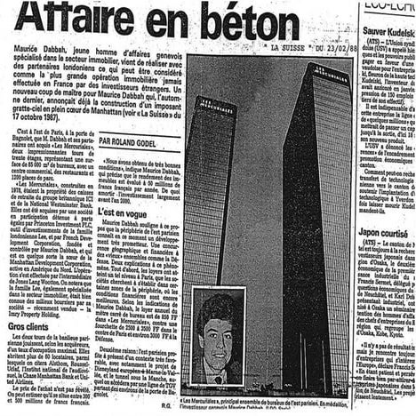 Maurice Dabbah : Affaire en béton