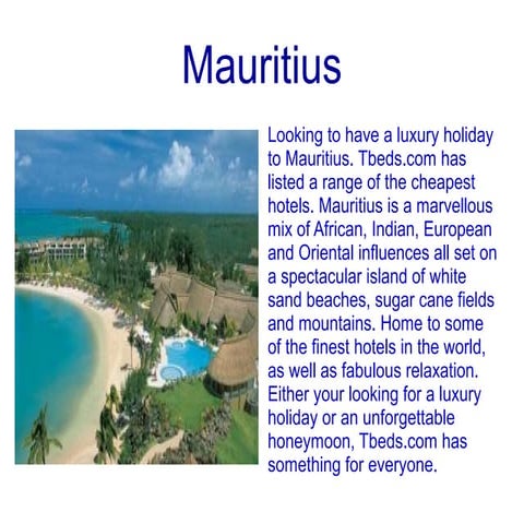 Mauritius Deals 