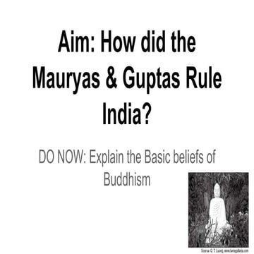 Maurya & gupta empires