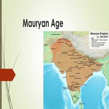 Mauryan Age of Indian History Important for UPSC | PDF