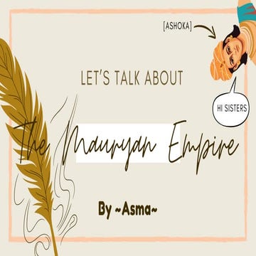 THE MAURYAN EMPIRE FOR CLASS 6..............