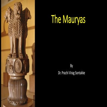 History of the Mauryan kings and the empire they created