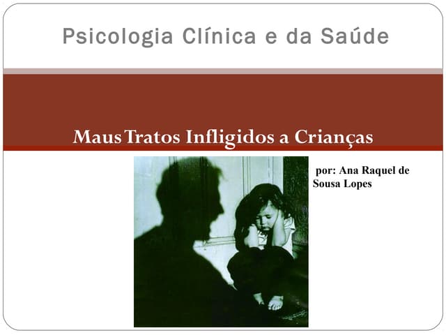 Maus tratos infligidos a crianças