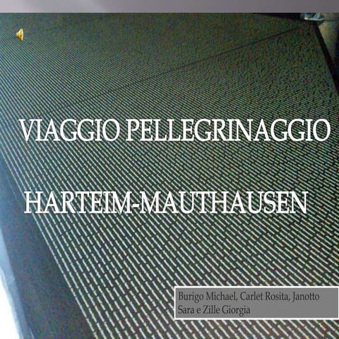 "viaggio-pellegrinaggio" a Mauthausen-Harteim
