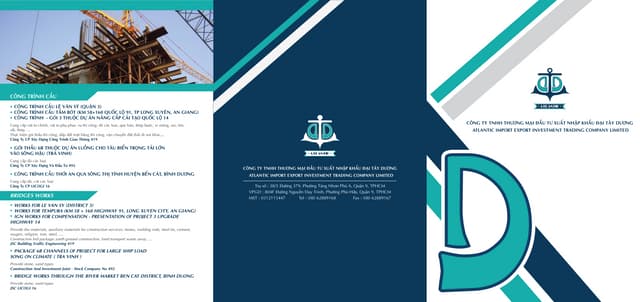 Mẫu thiết kế profile Công ty Xuất nhập khẩu- https://innhanhsg.com/in-profile-cong-ty/