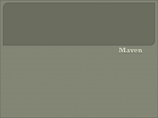 Maven in Mule