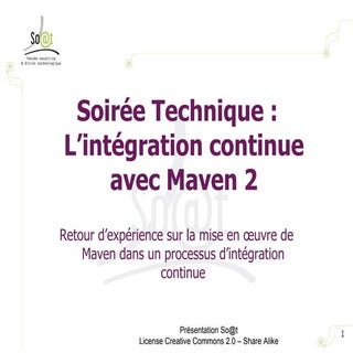 Présentation sur Maven 2 et petit r...