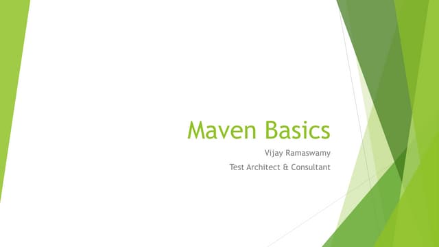 Maven basics