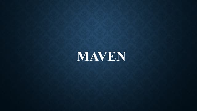 Maven project build in automation testing in eclipse