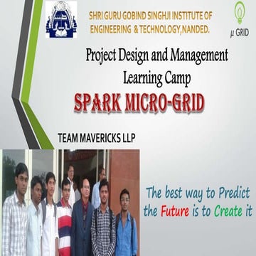MICROGRID project management & design | PPT