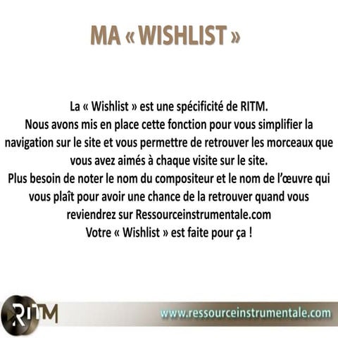 Ma whishlist