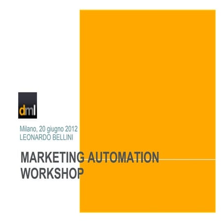 Il Revenue Cycle e la Marketing Automation