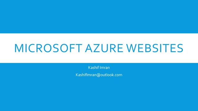 Azure Websites