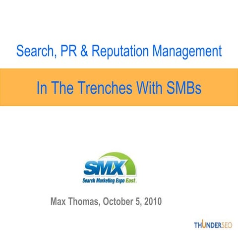 Search, PR & Reputation Management