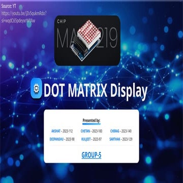 5x7 matrix led display | PDF