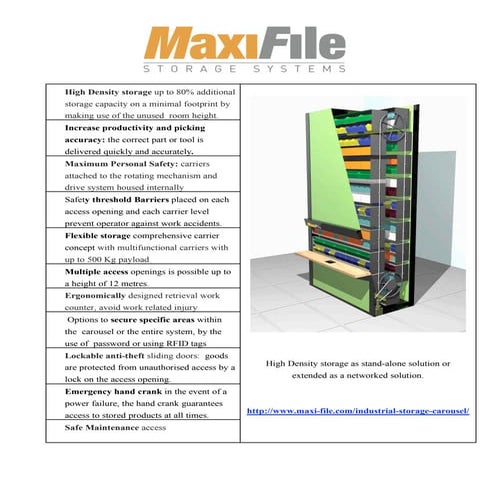 Principle Carousel Vertical Filing Storage System | PDF