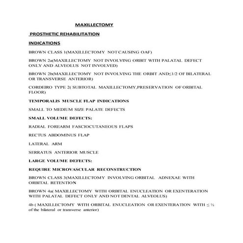 Maxillectomy