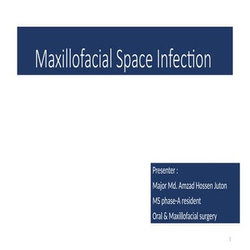 Maxillofacial space infection and management.pptx
