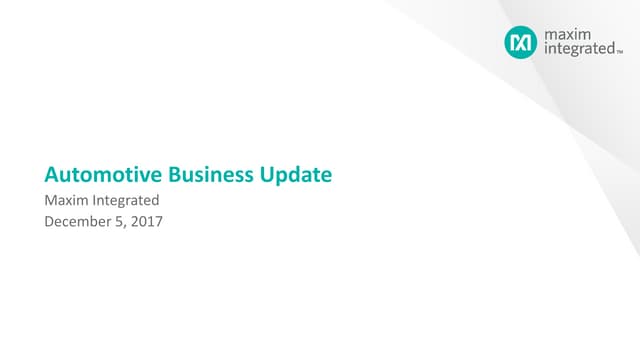 Maxim auto business update final