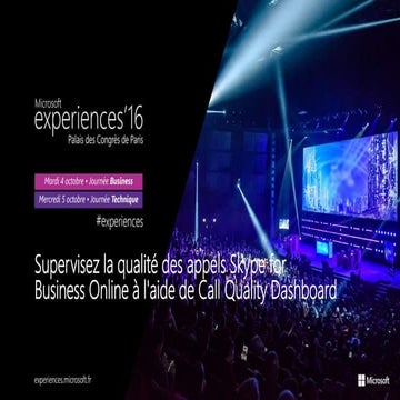 Supervisez la qualité des appels Skype for Business Online à l'aide de Call Q...