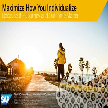 Maximize How You Individualize: because the Journey and Outcome Matter  
