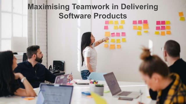 Maximising teamwork in delivering software products