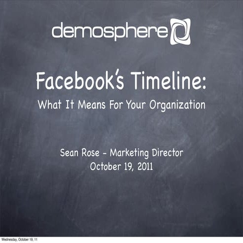 Maximize Demosphere XXXI - Facebook Timeline