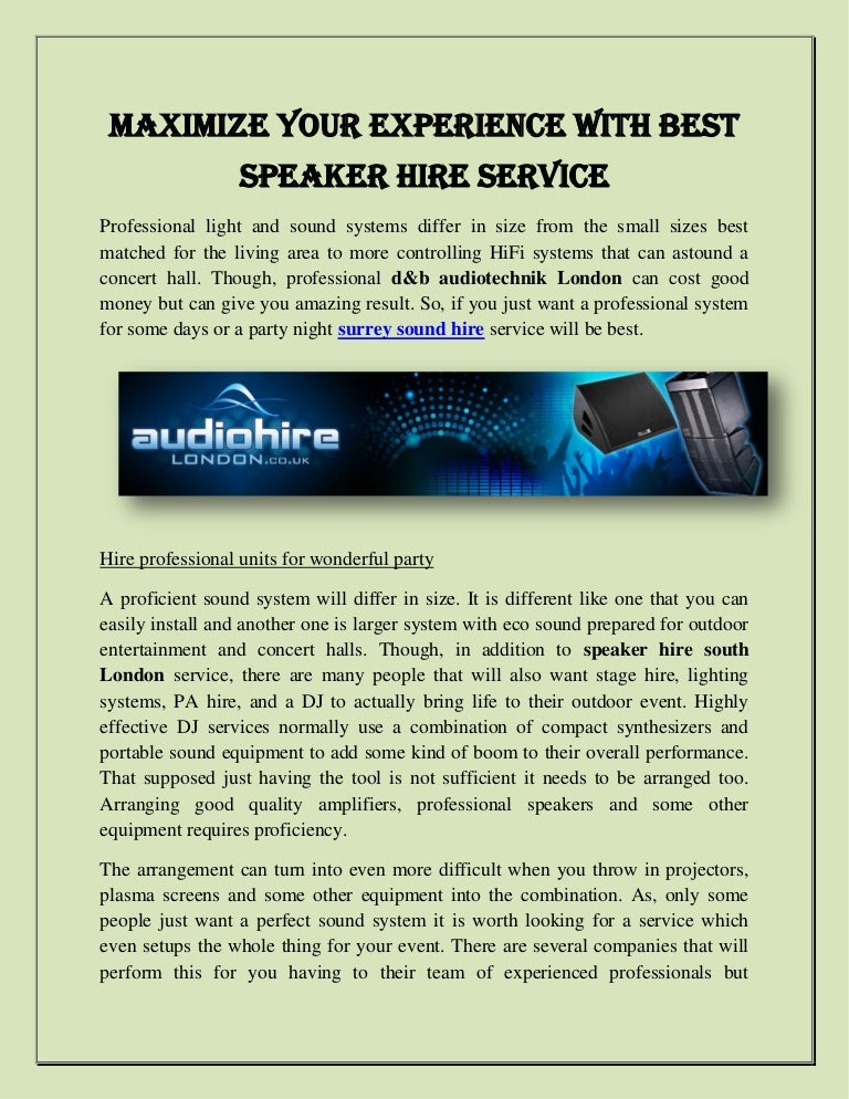 best speaker companies