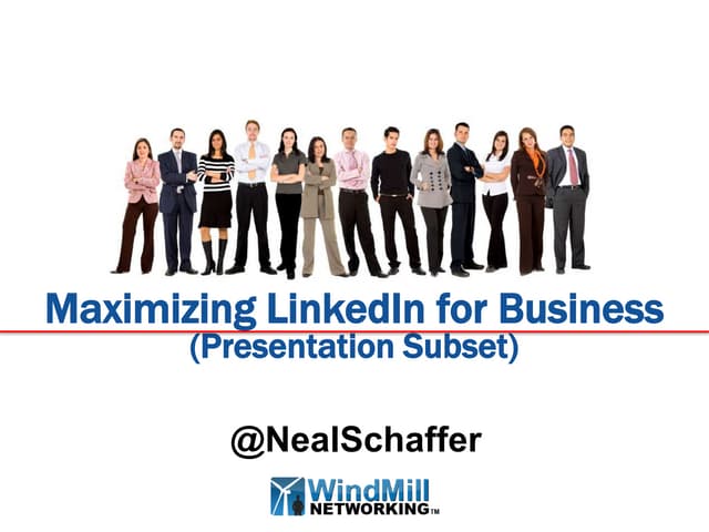 Maximizing LinkedIn for Business