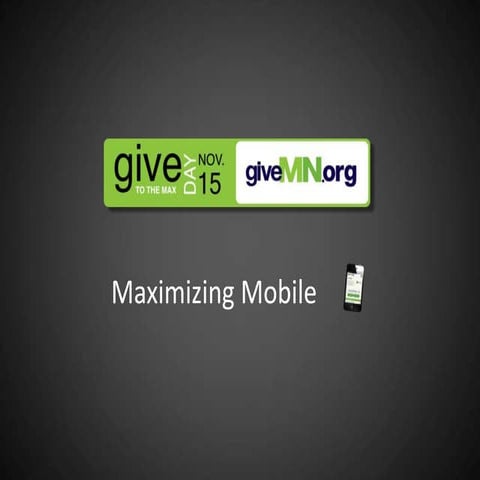 #GTMD12: Maximizing mobile