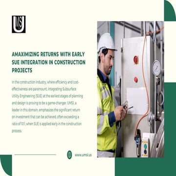 Four Quality Levels Of Subsurface Utility Engineering.pptx