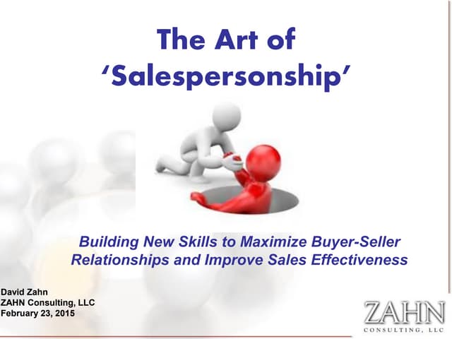 Maximizing salesperson ship- 2015
