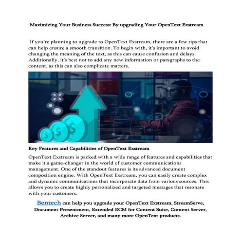 Maximizing Your Business Success By upgrading Your OpenText Exstream.pdf
