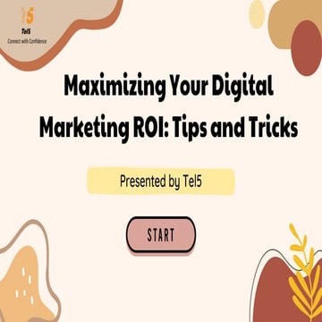 8 Ways to Improve Digital Marketing ROI | PDF