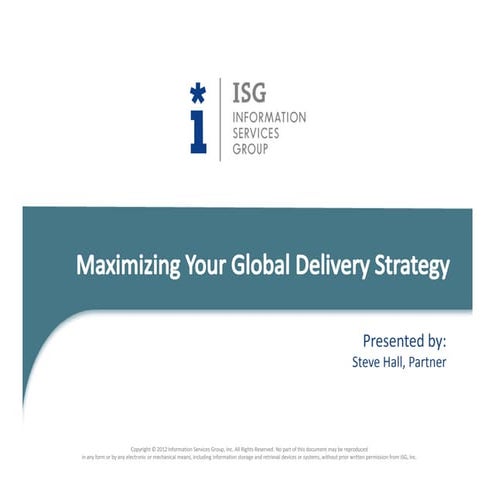 Maximizing your Global Delivery Strategy (ADM Outsourcing)