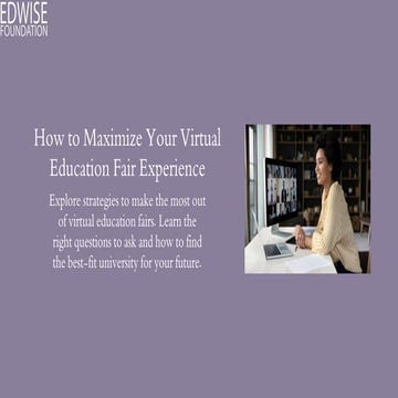 Maximizing Your Virtual Education Fair Experience: Key Questions to Ask ...