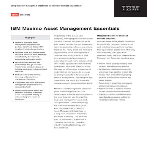 Maximo asset mngmnt_essentials