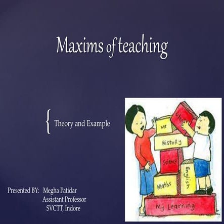 Maxim of Teaching.pptx