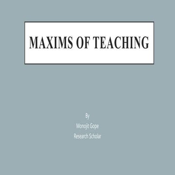 Maxims of Teaching.pptx