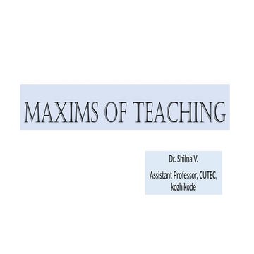 maxims of teaching physical science.pptx