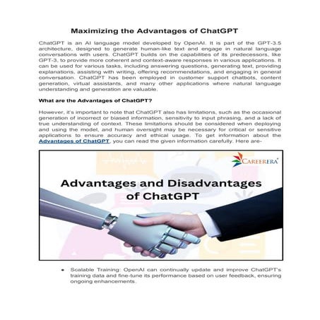 Maximum Advantages of Chatgpt