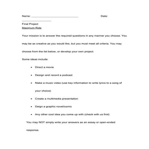 Maximum ride final angel experiment