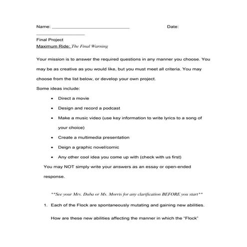 Maximum ride final the final warning