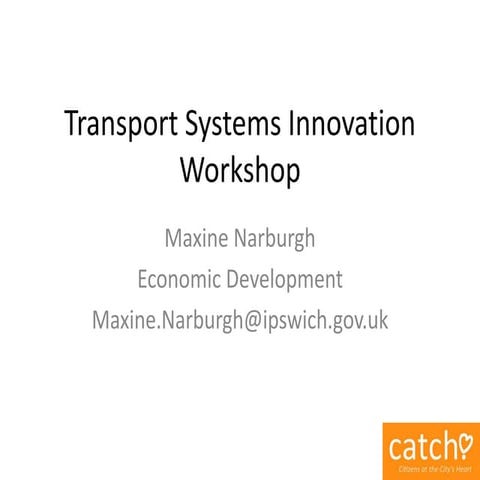 Transport Systems Innovation Workshop